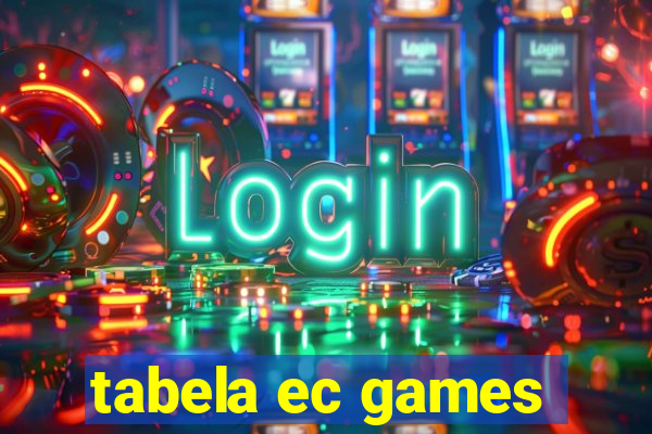 tabela ec games